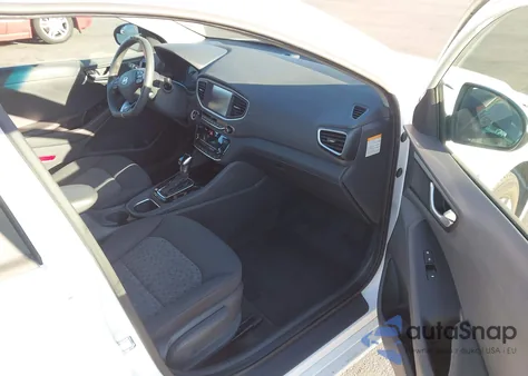 2019 Hyundai Ioniq Hybrid Blue из США, поврежденный, VIN KMHC65LC5KU156704